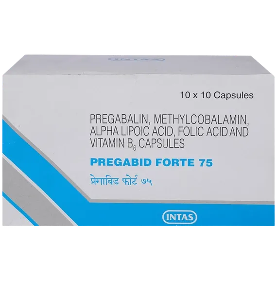 pregabid forte 75mg capsule 10's